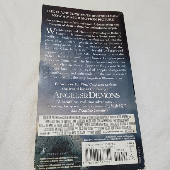 ๐ 3 for $15 ๐ Angels & Demons by Dan Brown - Picture 2 of 8